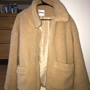 I AM GIA Pixie Coat size MEDIUM in Tan